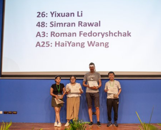 Simran Rawal receives a Poster Award at the MBI Conference 2023